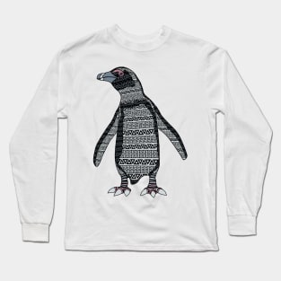 African Penguin Pattern - Colour Long Sleeve T-Shirt